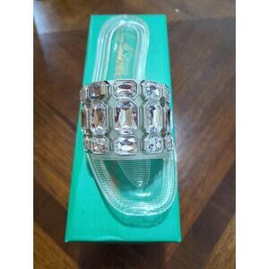 Lauren Lorraine Jade Clear Slide Size 10 NIB